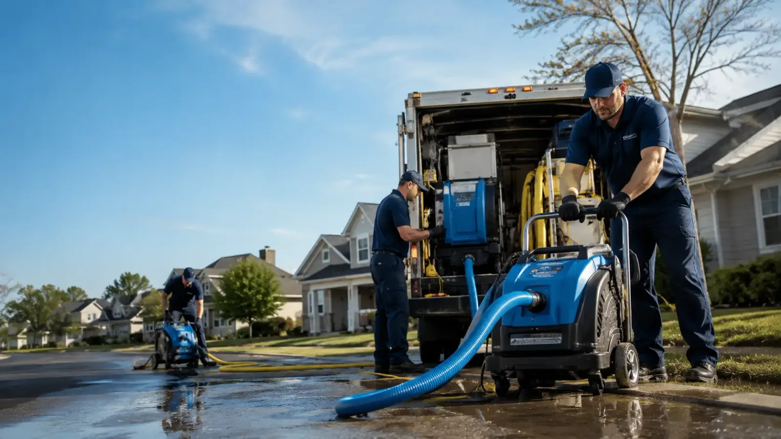 Flood Damage Cleanup in San Luis, AZ